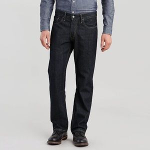 Levi 559 relaxed straight men’s dark jeans
